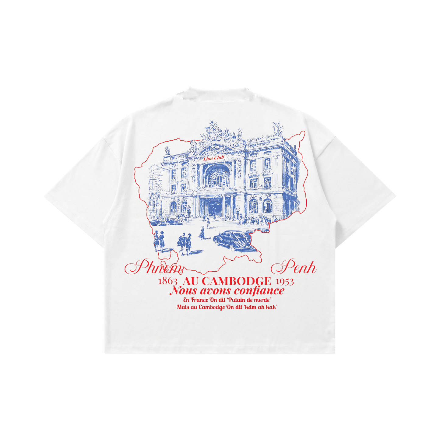 White Pearl 002 - BOXY TEE (Pre-Order)