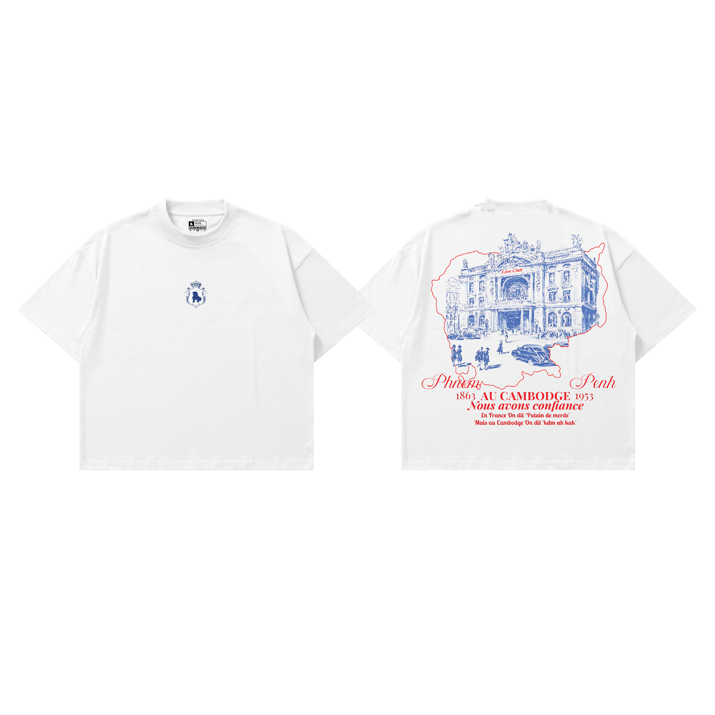 White Pearl 002 - BOXY TEE (Pre-Order)