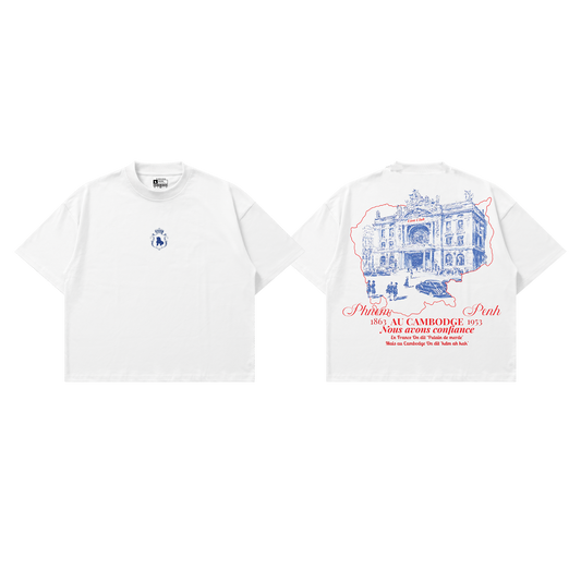 White Pearl 002 - BOXY TEE (Pre-Order)